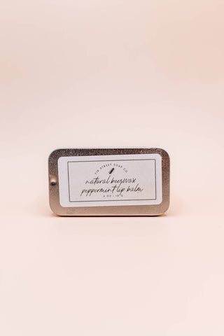 Natural Beeswax Peppermint Lip Balm
