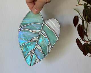Stained Glass White Princess Leaf