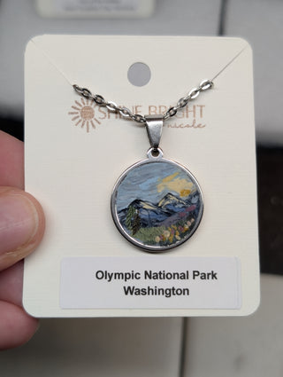 Olympic National Park Clay Necklace