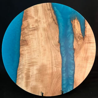 Lazy Susan Maple/Blue