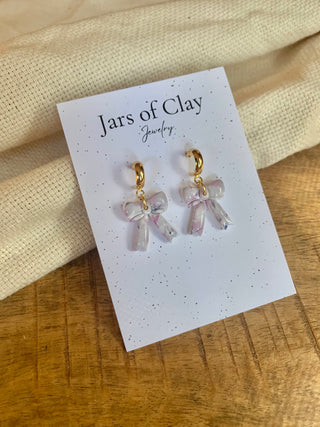 Lavender Bow Huggies