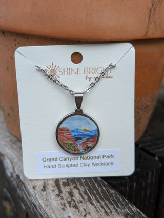 Grand Canyon Clay Necklace