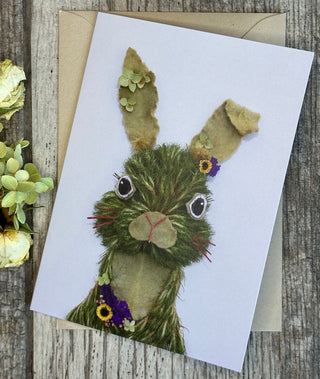 Jack Bunny Nature Art Card