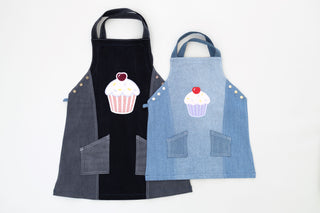 Toddler's Apron with Cupcake