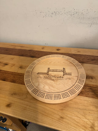 Circle Cribbage Board