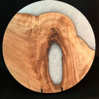 Lazy Susan Maple/White