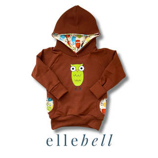 GWM Owl Hoodie 3-6Y