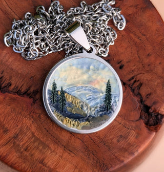 Smoky Mountains National Park Clay Necklace