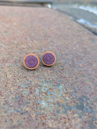 Stud Clay Earrings