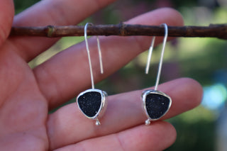 Natural Drusy Earrings