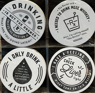 Funny quote coasters