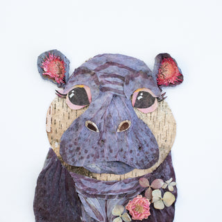 Hippo Nature Art Print