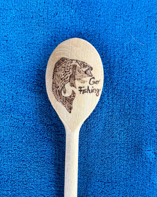 Go Fishing Wood Spoon