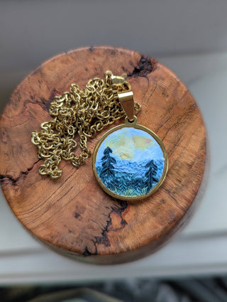 Great Smoky Mountains National Park Clay Necklace