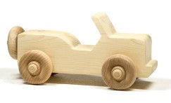 Wooden Toy Car - Jeep