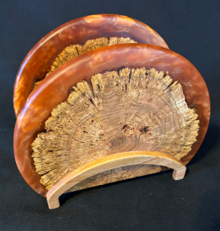 Napkin Holder Cherry/Maple