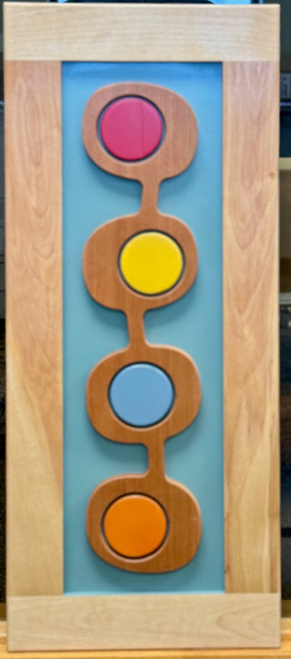 Wall Panel 3 - Maple, Blue, Cherry