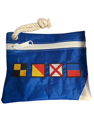 Upcycled Sail Zip Bag