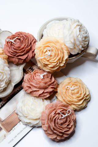 Scented Peony Candle