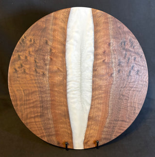 Lazy Susan Walnut/White