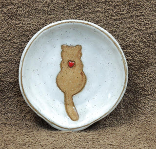 Spoonrest cat/heart 642