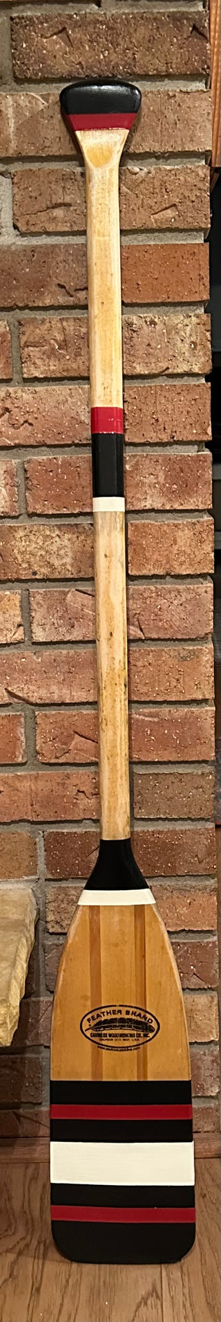 46 Inch Feather Brand Vintage Blk&Red Varsity