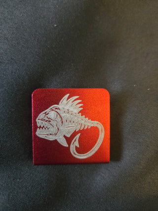 Fish hook hat clip