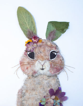 Mackenzie Bunny Nature art print