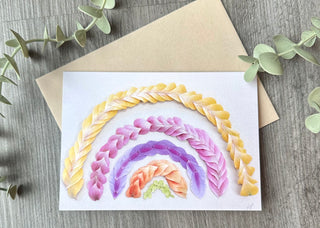 Rainbow Nature Art Card