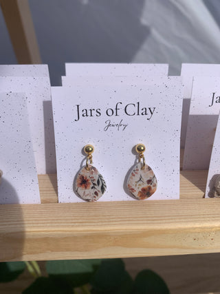Fall floral mini dangles