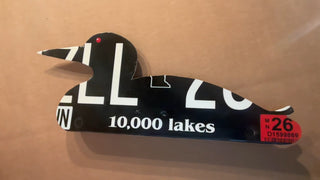 Large Loon MN Black Plate