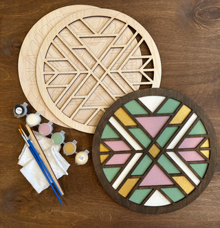 Round Geometic Pattern Overlay