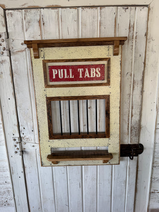 Pull tabs wall hanging