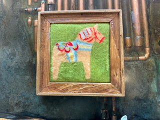 SM framed Dala Horse