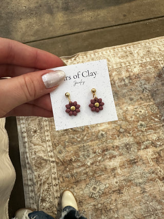 Small Mauve Flower Dangles