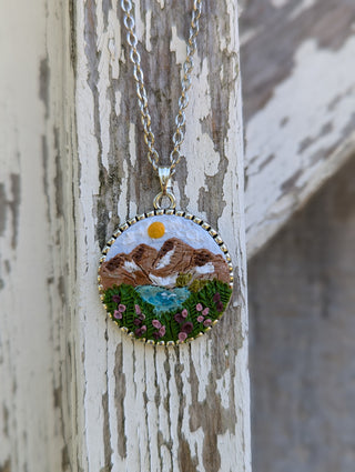 Glacier National Park Clay Necklace