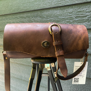 Barrel Bag - Dark Brown