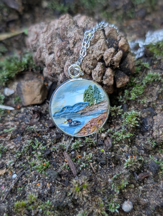 North Shore and Loon Clay Necklace