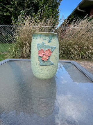 Mint Speckle MN Vase