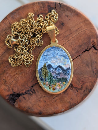 Olympic National Park Clay Necklace