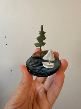 Sailboat scene