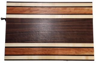 XL - Maple-Walnut-Cherry Stripe