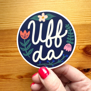 Uff Da Sticker