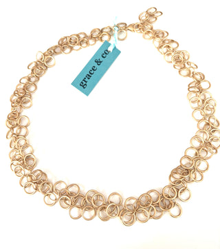 Golden Rings Necklace