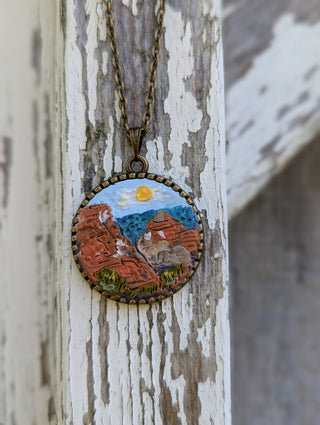 Grand Canyon National Park Clay Necklace