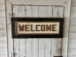 Welcome sign