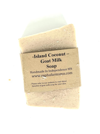 Island Coconut Goat Milk Soap (bar)
