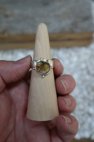 Star Rutilated Quartz Ring