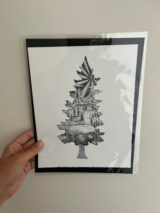 8 x 10 Pine Tree