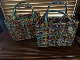 Small square tote